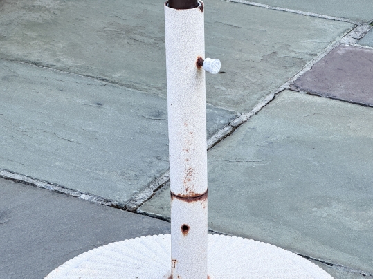 Two Large Patio Umbrellas