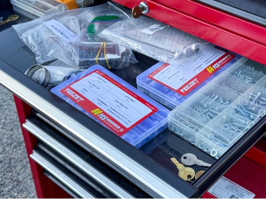 Homak Red Metal Tool Cabinet