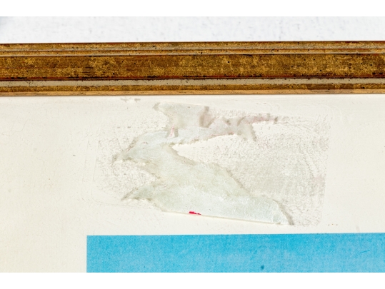 After Paul Davis Framed Vintage Horse Show Poster, Hamptons Classic 1978 