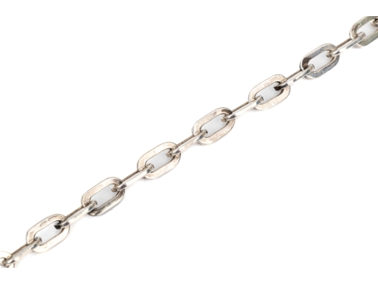Tiffany & Co. Sterling Silver Stylish Oval Link Bracelet