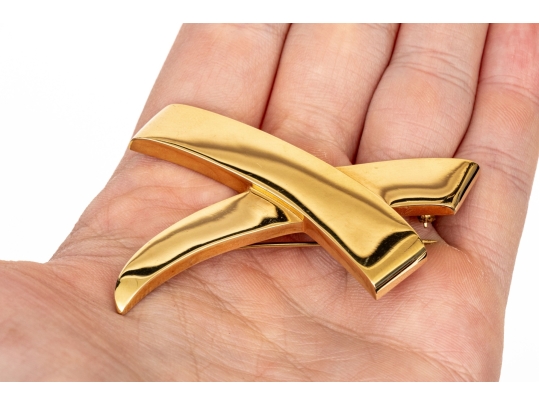 Tiffany & Co. 18k Yellow Gold Paloma PIcasso Iconic Jumbo Graffiti 