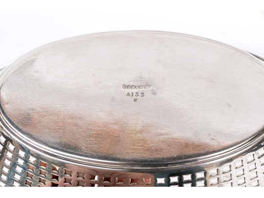 Group Of Three Fine Vintage English Silverplate Baskets