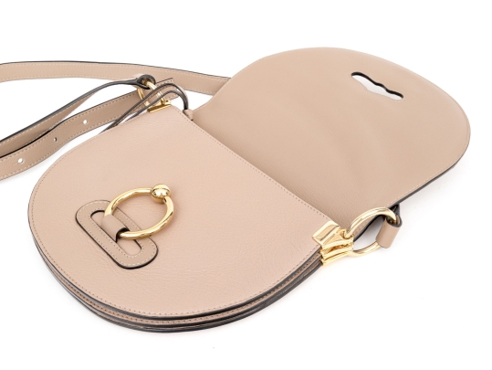 J.W.Anderson Tan Leather Flap Front Shoulder Bag