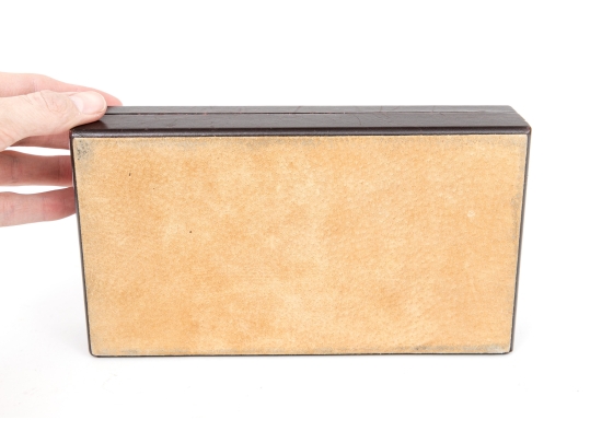 Gucci Handsome Vintage Brown Leather Trinket Box
