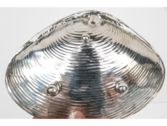 Collection Of Five Silver Sea Creature Motif Small Decorations 