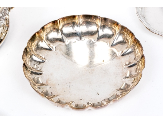 Assembled Thirteen Piece Silver Plated Wine Serving Lot
