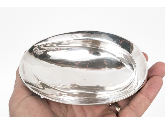 Group Of Six Fine Decorative Silver Clad Shells With Ruzzetti Italy