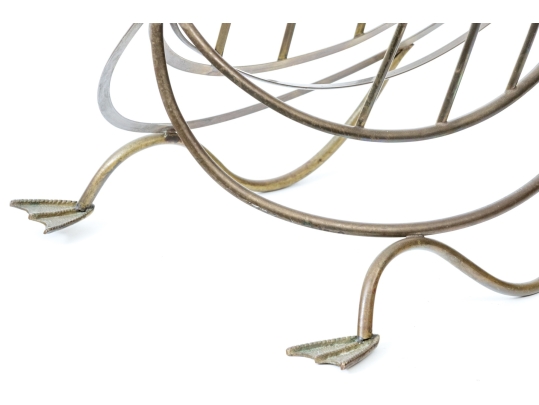 Decorative Swan Form Magazine Rack
