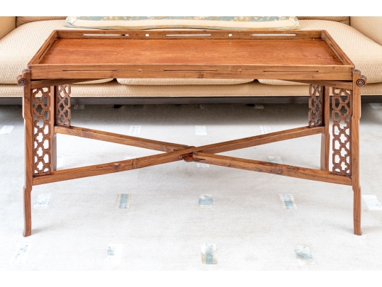 Chinese Fantastic Console Tray Top Collapsible Table