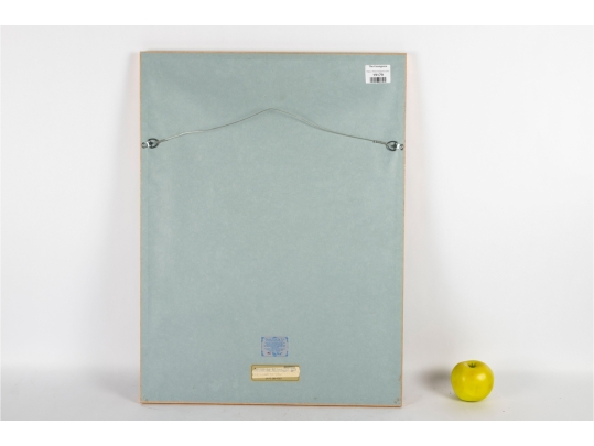 Framed Korean Folk Painting On Mulberry Paper