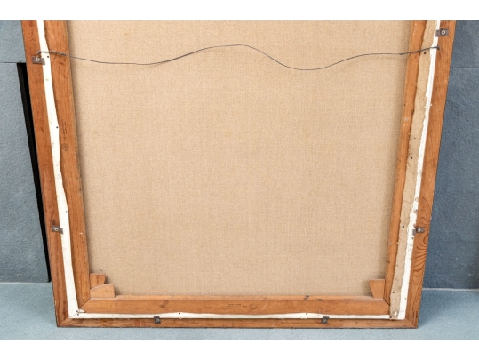 Melvin Joel Zabarsky (American, 1932-2019) ”Lenin And The Assassins” Oil On Canvas Painting, 1965