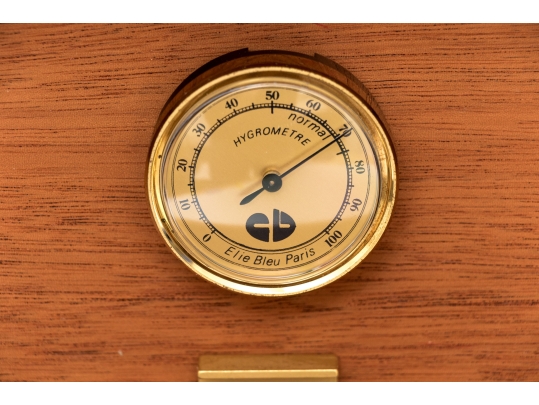 Elie Bleu Paris Mahogany Veneered Humidor