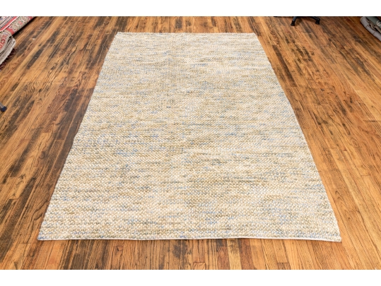 Hand Knotted Grit & Ground Wool, 8' X 5', New