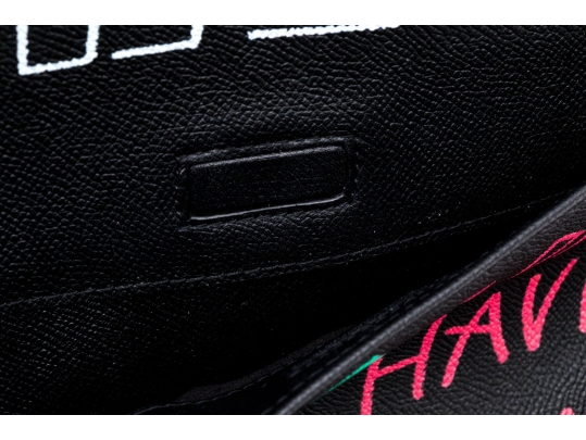 Balenciaga Ville Graffiti Leather Top Handle Bag