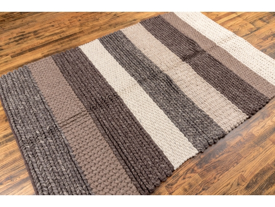 Hand Woven Felted Wool Shelton Casco Carpet, 7'-10