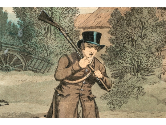 Two English 19th Century Color Prints