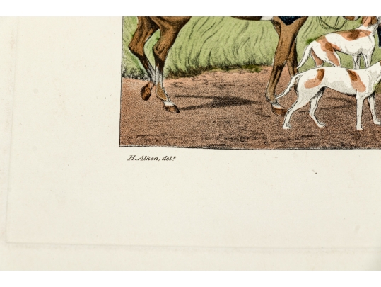 Collection Of A Variety Of Watercolors With Willi Hartung And Two Color Prints 