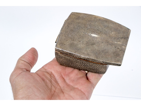 Vintage Ray Augousti Shagreen Covered Wooden Box