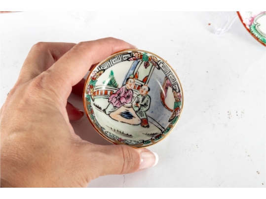 Grouping Of Chinese Famille Rose Porcelain Plates And Bowls