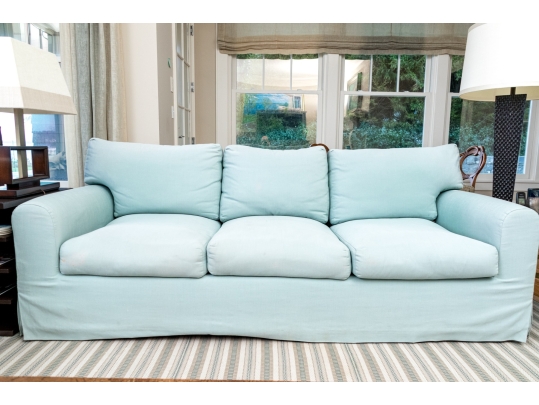 Custom Upholstered Three Seat Sofa