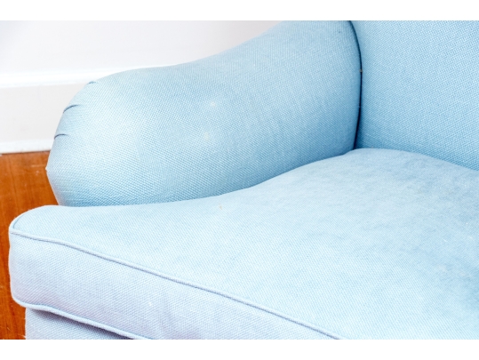 Upholstered Club Chair With Apron