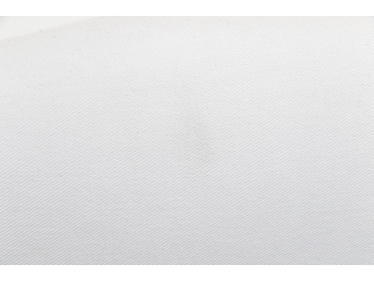 White Upholstered Camelback Headboard