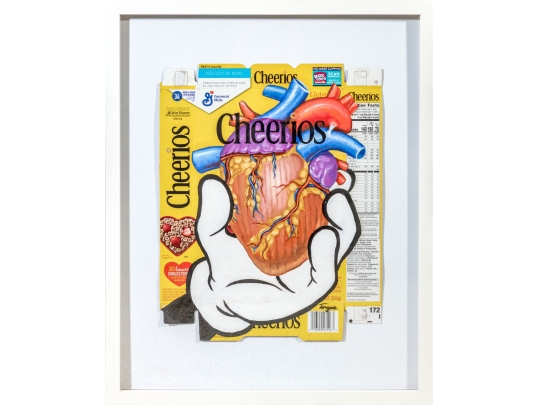 Paul Torgus (American [IL], B. 1968) “I Love You” Mixed Media, 2021