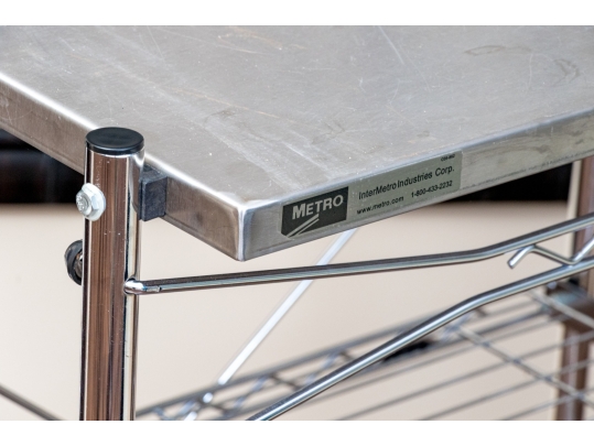 Intermetro Stainless Kitchen Utility Cart
