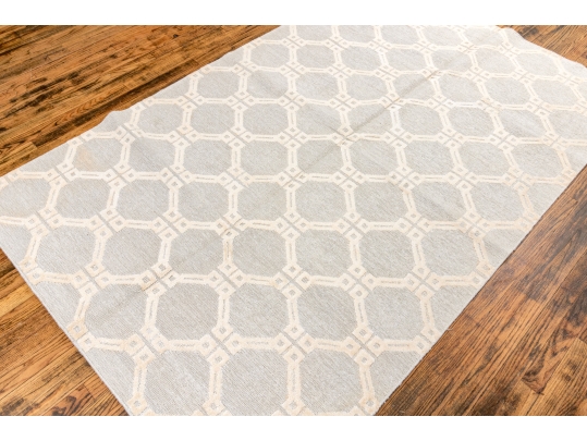 Hand Knotted Indian Linen Shumaq Carpet, 8' X 5', New