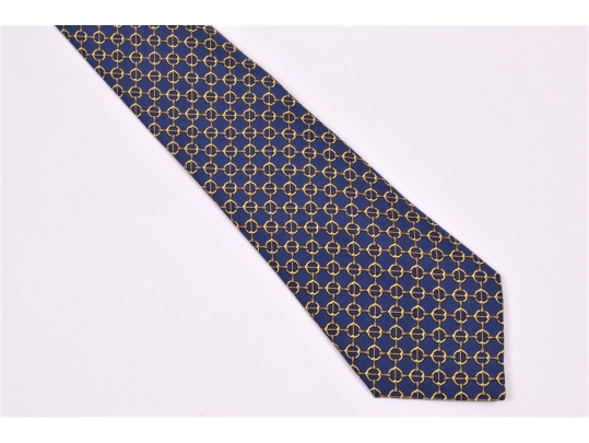 Hermes Silk Mens Neck Tie, Made In France