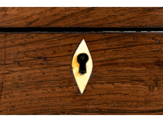 Antique Mahogany Teacaddy, For Restoration. 