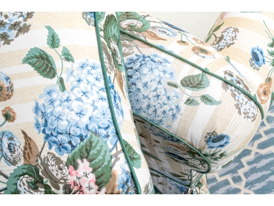 Custom Upholstered Loveseat Sofa
