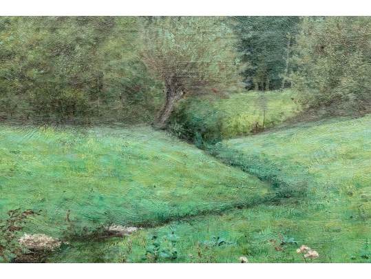 Austin Signed Oil On Canvas Painting, Landscape, '81