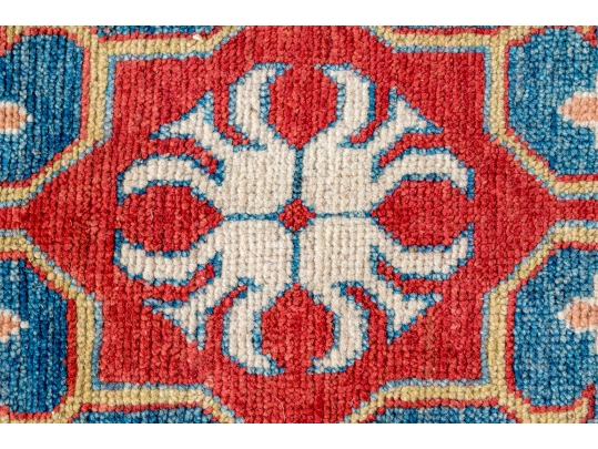 HAND KNOTTED ROOM SIZE PAKISTAN KAZAK WOOL CARPET, APX 9 X 12, NEW