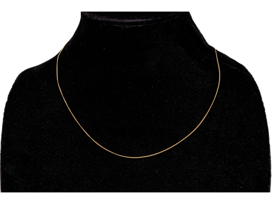 9k Yellow Gold Fine Curb Link Chain