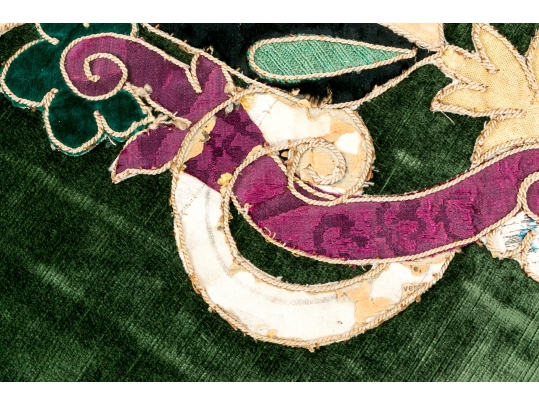 Pair Of Accent Pillows With Heraldic Motifs