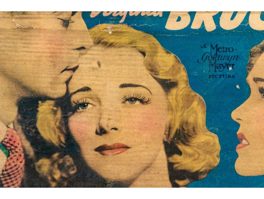 Collection Of Seven 1930's Stamford Theatre Movie Posters And  A 1953 Movie Poster