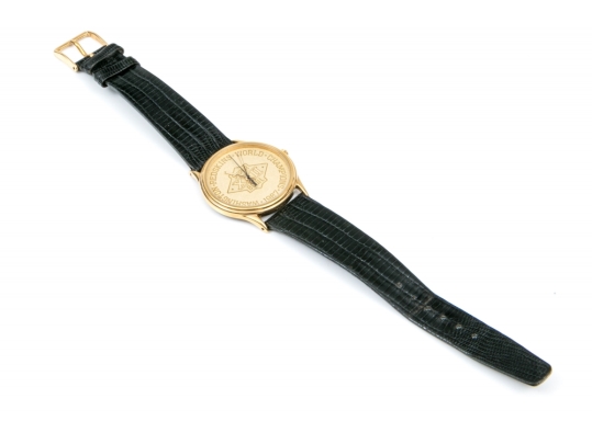 Washington Redskins Super Bowl XXII Commemorative Watch, Marked Tiffany & Co.