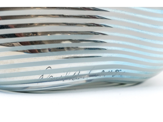 Daniel Read (American [RI], 20th C.) Pair Of Signed Art Glass Vases