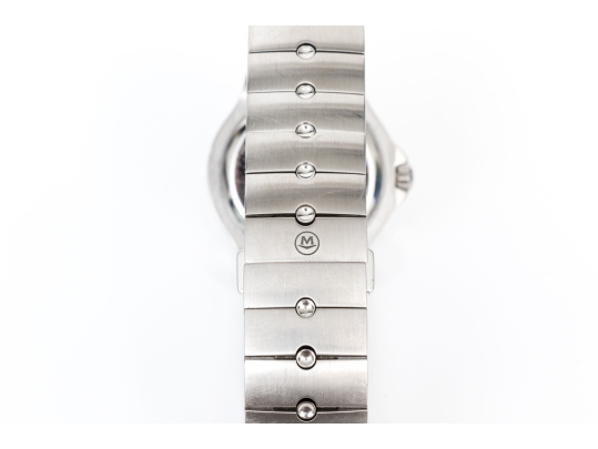 Movado Stainless Steel 27mm Sport Edition Quartz Bracelet Watch, Silver Dial