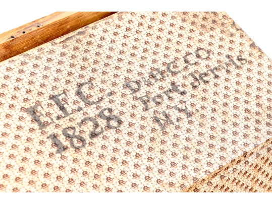 Antique Hinged Lap Desk Affixed On Stand