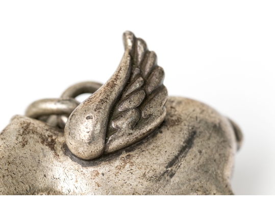 Kieselstein-Cord Sterling Silver Fun Flying Cow Key Chain