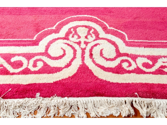 Hand-knotted Wool Carpet, 13'-7 1/2