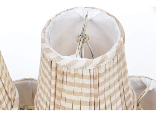 Set Of Nine Quality Diminutive Lamp Or Chandelier Shades