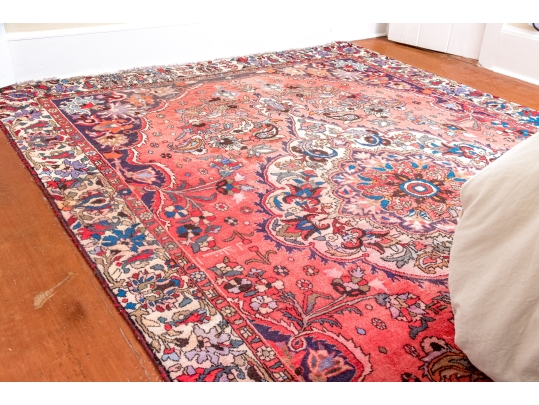 Hand-knotted Wool Carpet, 9'-8 1/2