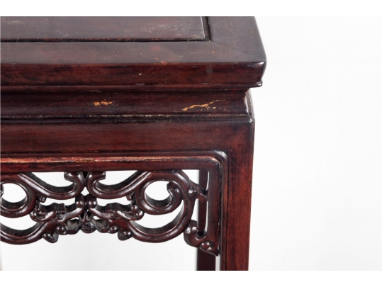 Asian Wood Pedestal Plant Stand