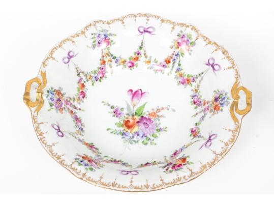Assembled Set Of Seven Continental Porcelain Wares
