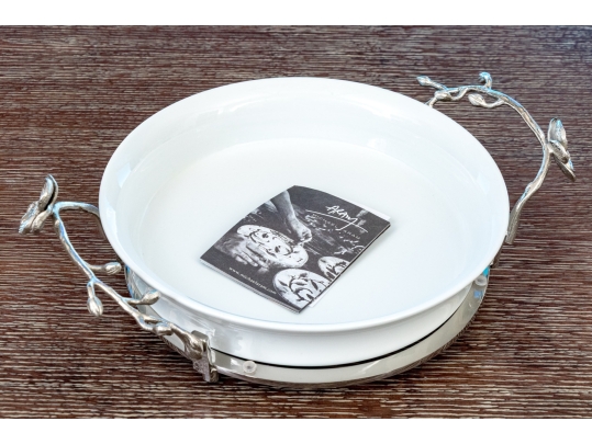 Michael Aram Serving Bowl On Decorative Stand