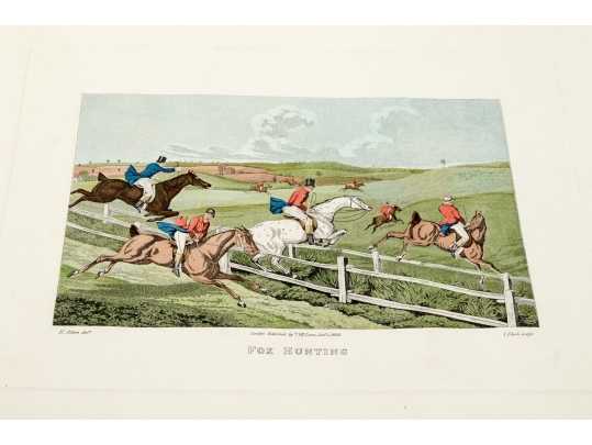 Collection Of A Variety Of Watercolors With Willi Hartung And Two Color Prints 