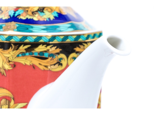 Seventeen Piece Set Of Versace Le Roy Soleil China Serving Wares